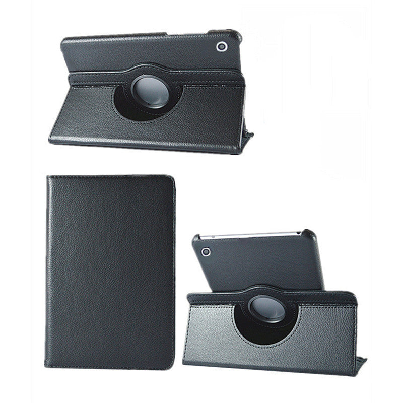 Premium iPad Case 360 Rotating Stand PU Leather Smart Cover Protective Tablet Case Multi Angle Viewing