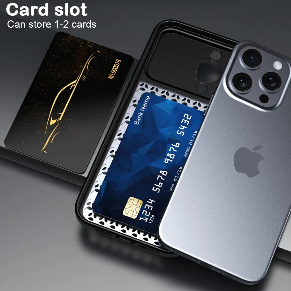 Premium iPhone Case Aluminum Alloy Protective Cover Breathable Metal Design Anti Fingerprint Finish Scratch Resistant Slim Frame Lightweight Structure