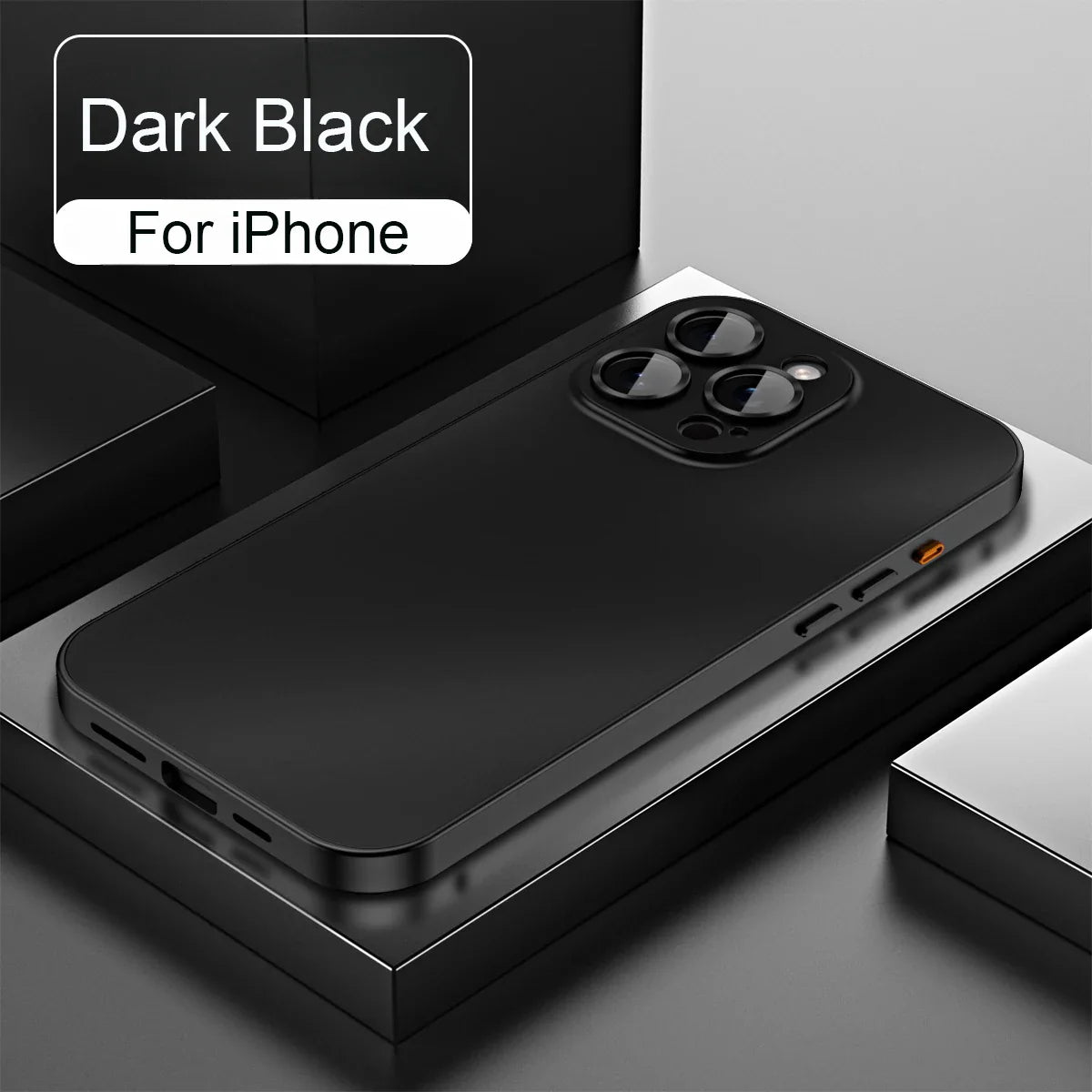 Premium iPhone Case Aluminum Metal Frame Protective Cover Shockproof PC Back Camera Lens Protection Slim Lightweight Design