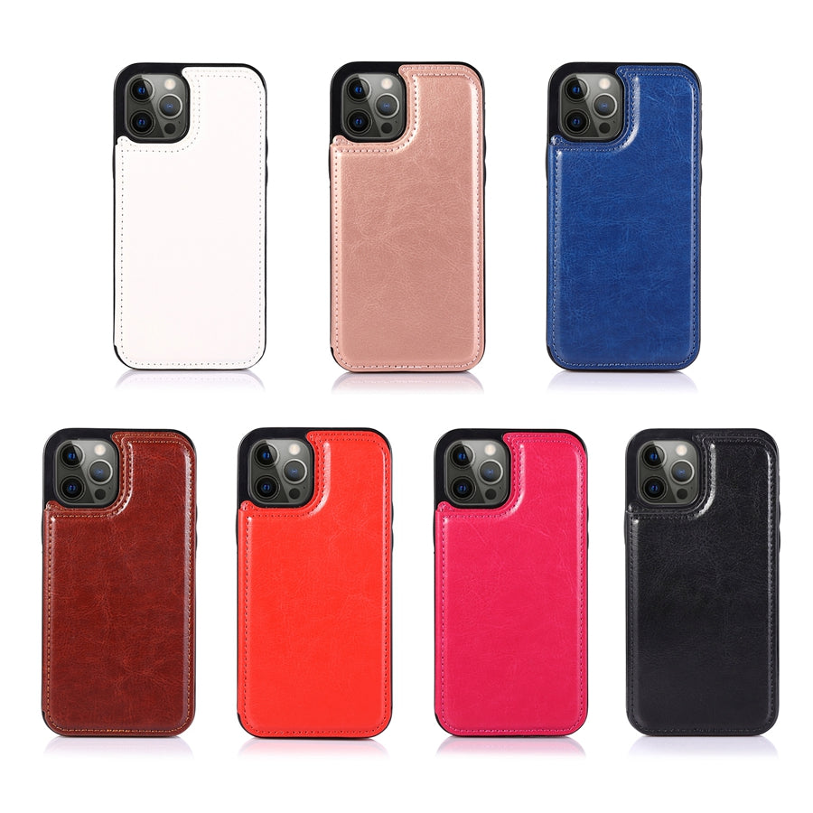 Premium iPhone Case Flip Wallet MagSafe Compatible Leather RFID Blocking Card Holder Magnetic Closure Shockproof Protective Cover Camera Lens Protection Stand Function
