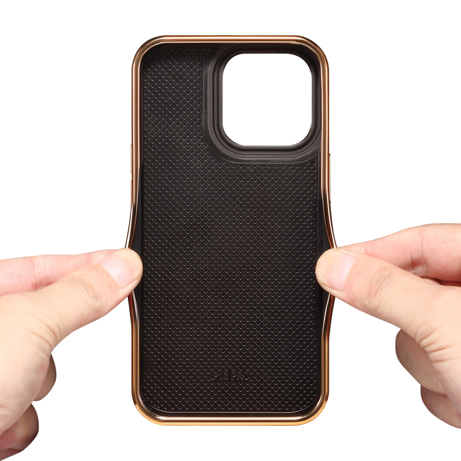 Premium iPhone Case Genuine Cowhide Leather Wallet Cover Magnetic Card Holder Plating Frame Shockproof Protection Full Body Slim Design