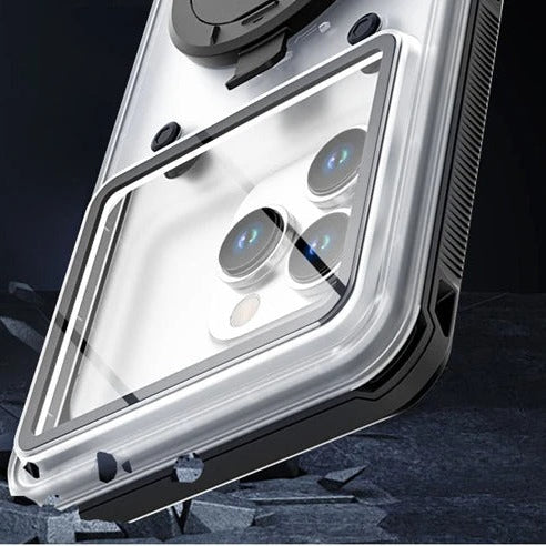 Premium iPhone Case IP68 Waterproof Protective Cover Full Body Shockproof Vacuum Seal System Underwater Protection Touchscreen Access Durable Design