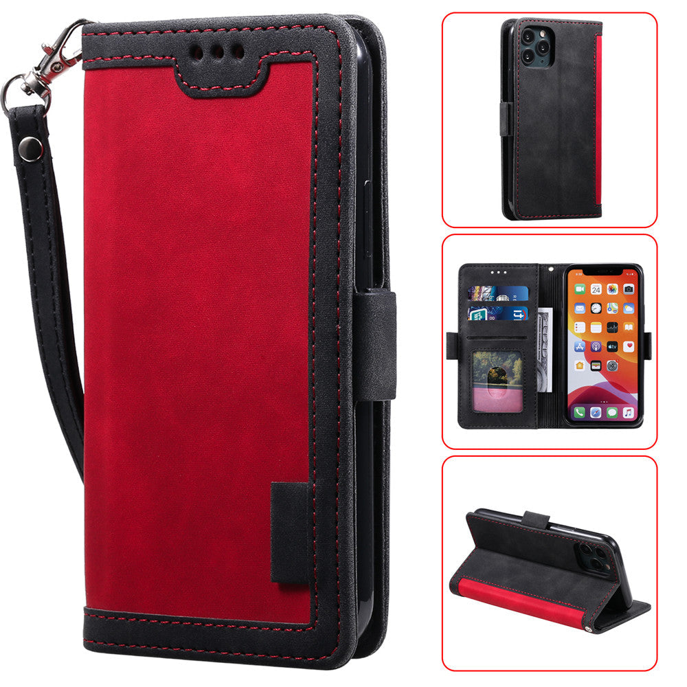 Premium iPhone Case Leather Wallet Flip Cover Card Slots Magnetic Closure Shockproof Protection Full Body Slim Elegant Design