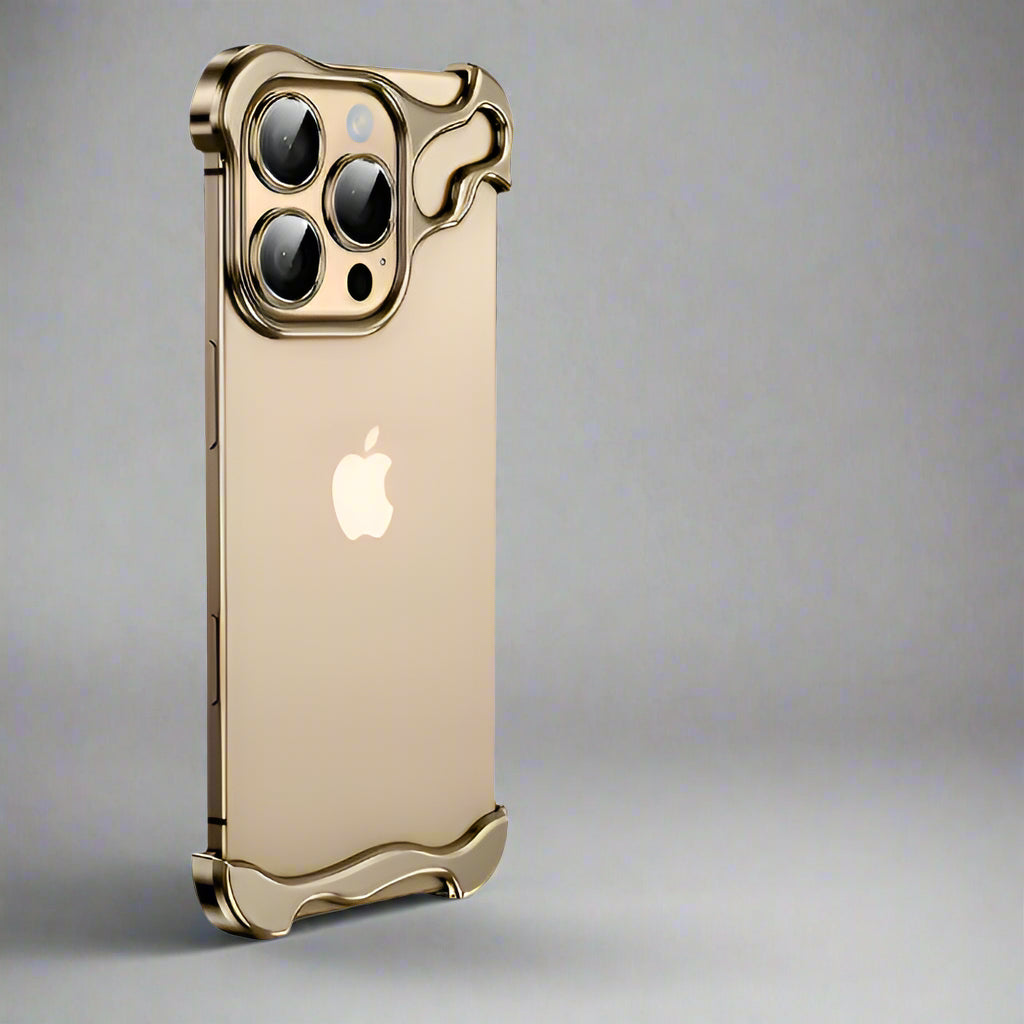 Premium iPhone Case MagSafe Compatible Aluminum Frame Magnetic Shockproof Protective Cover Ultra Thin Metal Bumper Camera Lens Protection Frameless Design