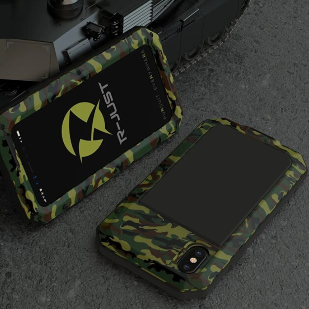 Premium iPhone Case MagSafe Compatible Aluminum Metal Frame Waterproof Shockproof Protective Cover Tempered Glass Screen Camera Lens Protection Full Body