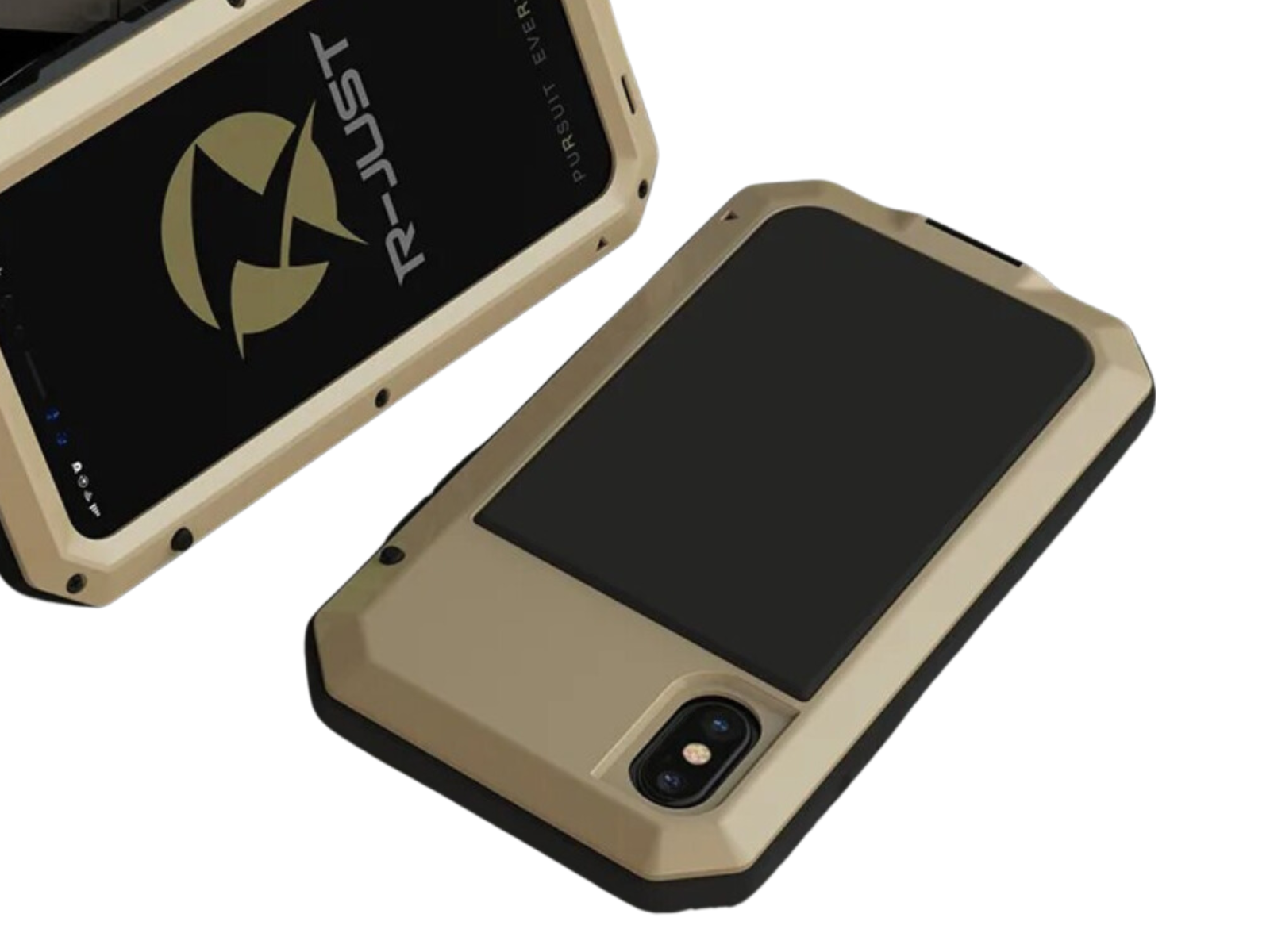 Premium iPhone Case MagSafe Compatible Aluminum Metal Frame Waterproof Shockproof Protective Cover Tempered Glass Screen Camera Lens Protection Full Body