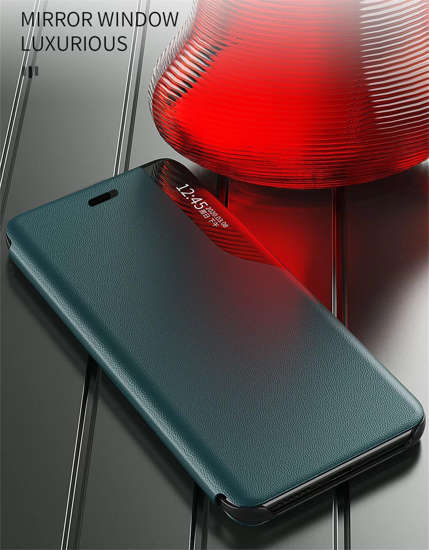 Premium iPhone Case MagSafe Compatible Magnetic Flip Wallet Cover PU Leather Card Holder Kickstand Shockproof Full Protection Camera Lens Guard Slim Design
