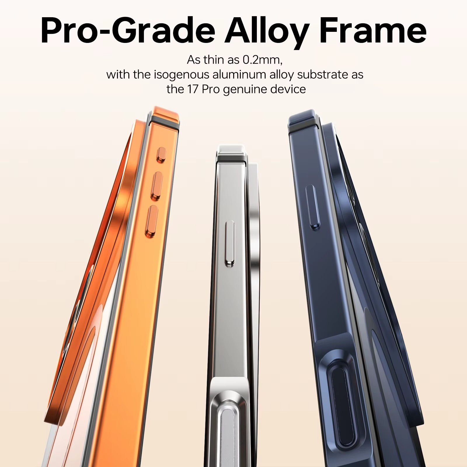Premium iPhone Case MagSafe Compatible Magnetic Protective Cover Aluminum Alloy Frame Transparent Back Shockproof Protection Camera Lens Guard Slim Design