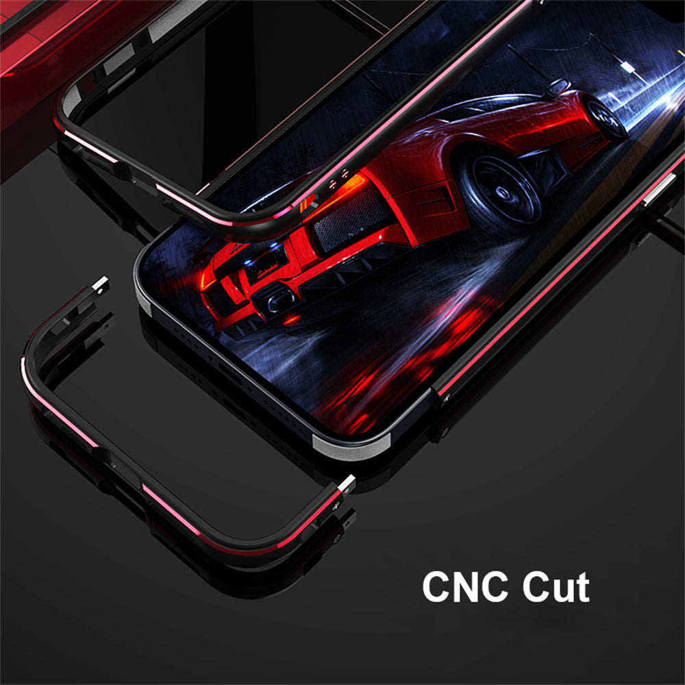Premium iPhone Case MagSafe Compatible Magnetic Protective Cover Aluminum Bumper Metal Lens Frame Shockproof Slim Full Protection Camera Guard
