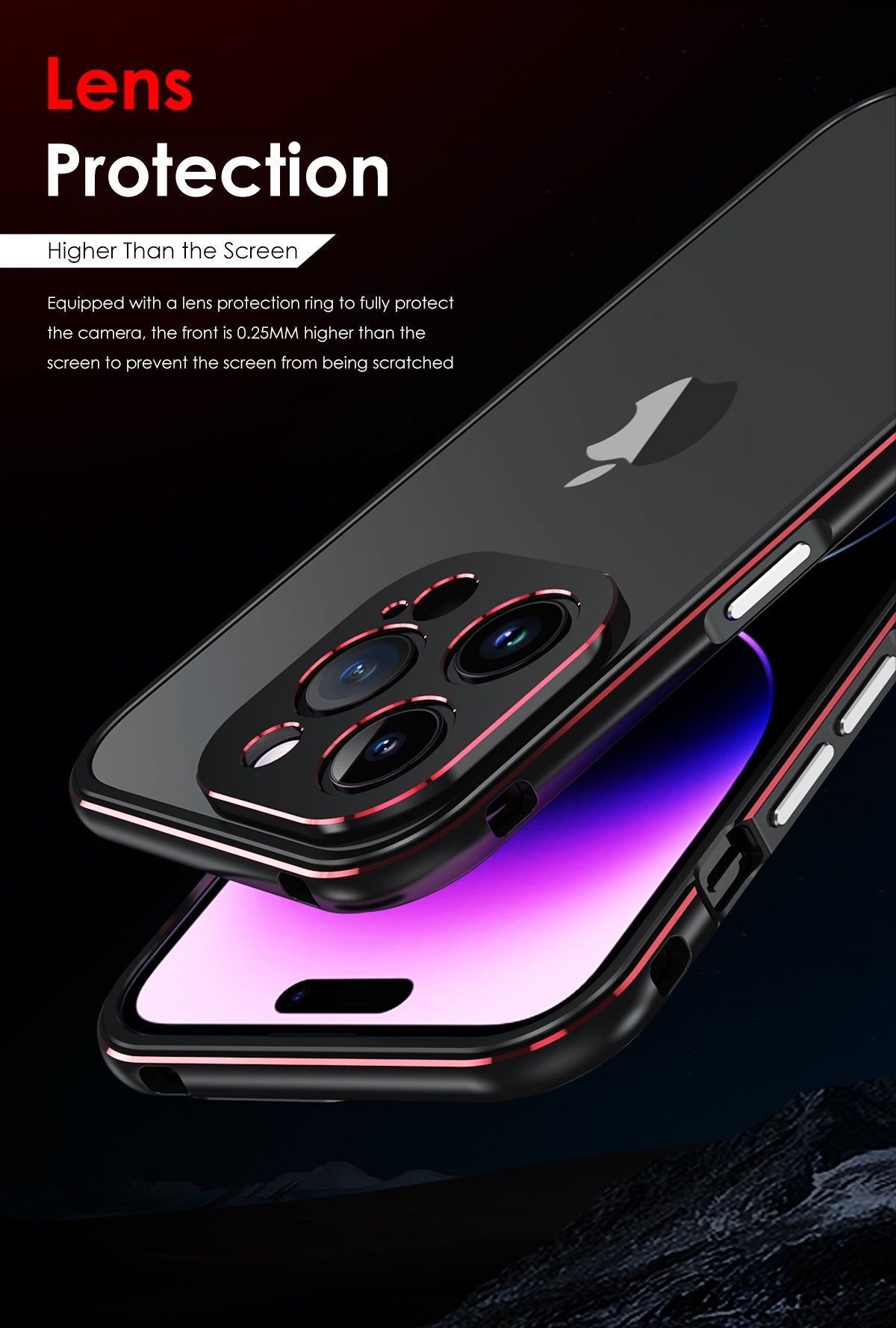 Premium iPhone Case MagSafe Compatible Magnetic Protective Cover Aluminum Bumper Metal Lens Frame Shockproof Slim Full Protection Camera Guard