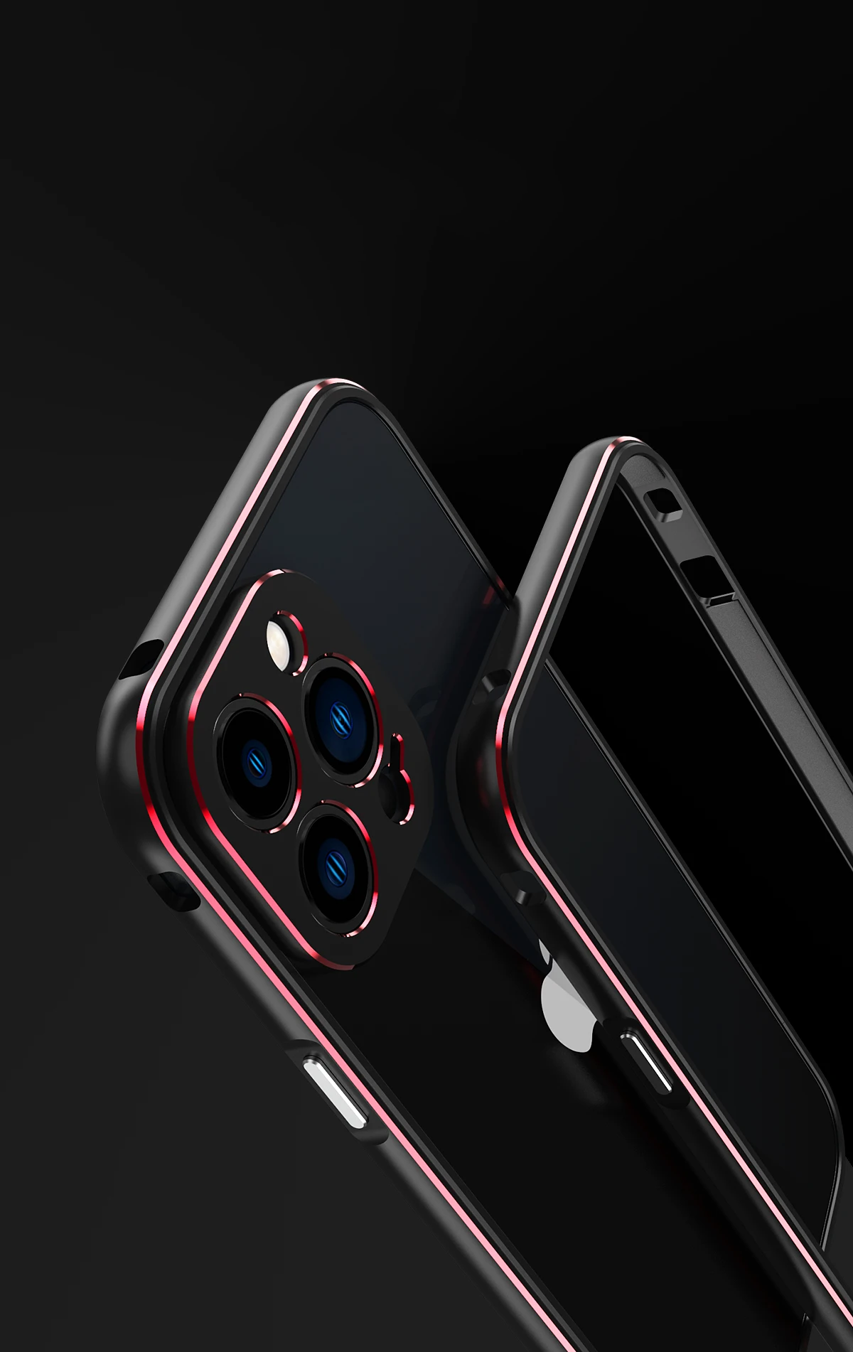 Premium iPhone Case MagSafe Compatible Magnetic Protective Cover Aluminum Bumper Metal Lens Frame Shockproof Slim Full Protection Camera Guard