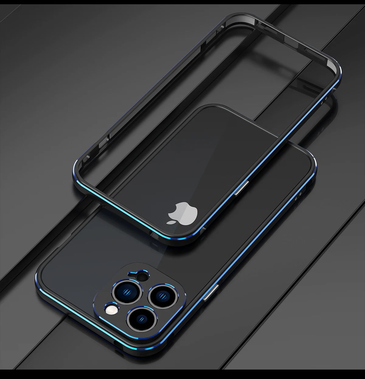 Premium iPhone Case MagSafe Compatible Magnetic Protective Cover Aluminum Bumper Metal Lens Frame Shockproof Slim Full Protection Camera Guard
