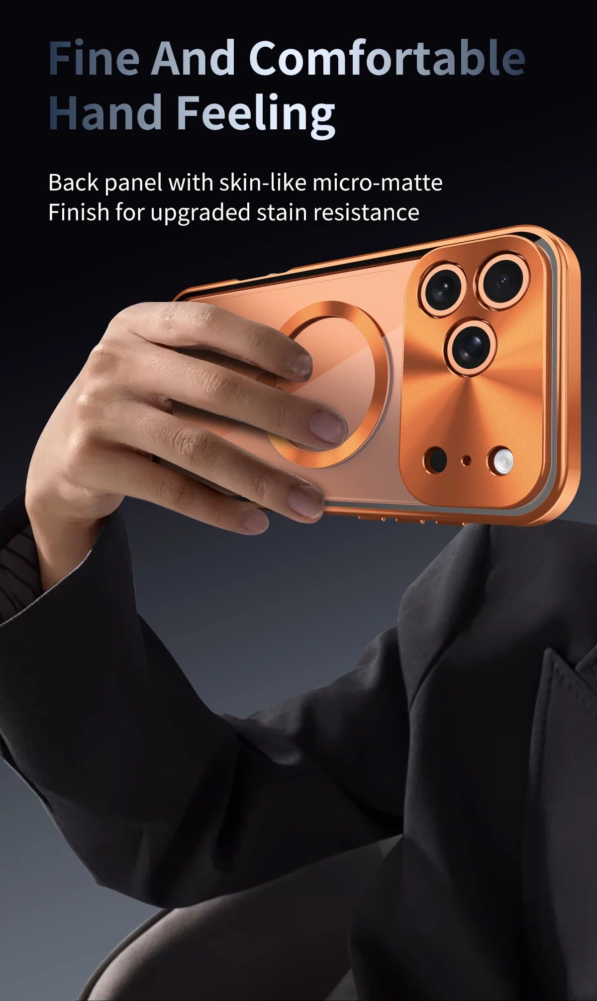 Premium iPhone Case MagSafe Compatible Magnetic Protective Cover Aluminum Frame Privacy Screen Protector Clear Back Shockproof Camera Lens Guard Slim Design