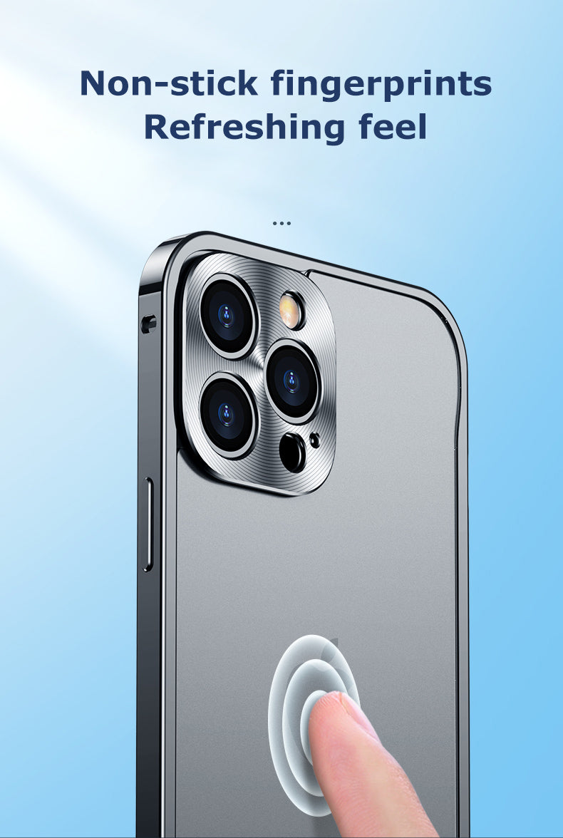 Premium iPhone Case MagSafe Compatible Magnetic Protective Cover Aluminum Metal Frame Shockproof Full Protection Camera Lens Guard Slim Design