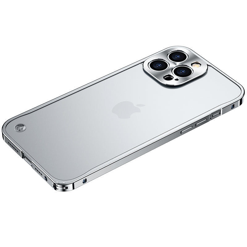 Premium iPhone Case MagSafe Compatible Magnetic Protective Cover Aluminum Metal Frame Shockproof Full Protection Camera Lens Guard Slim Design