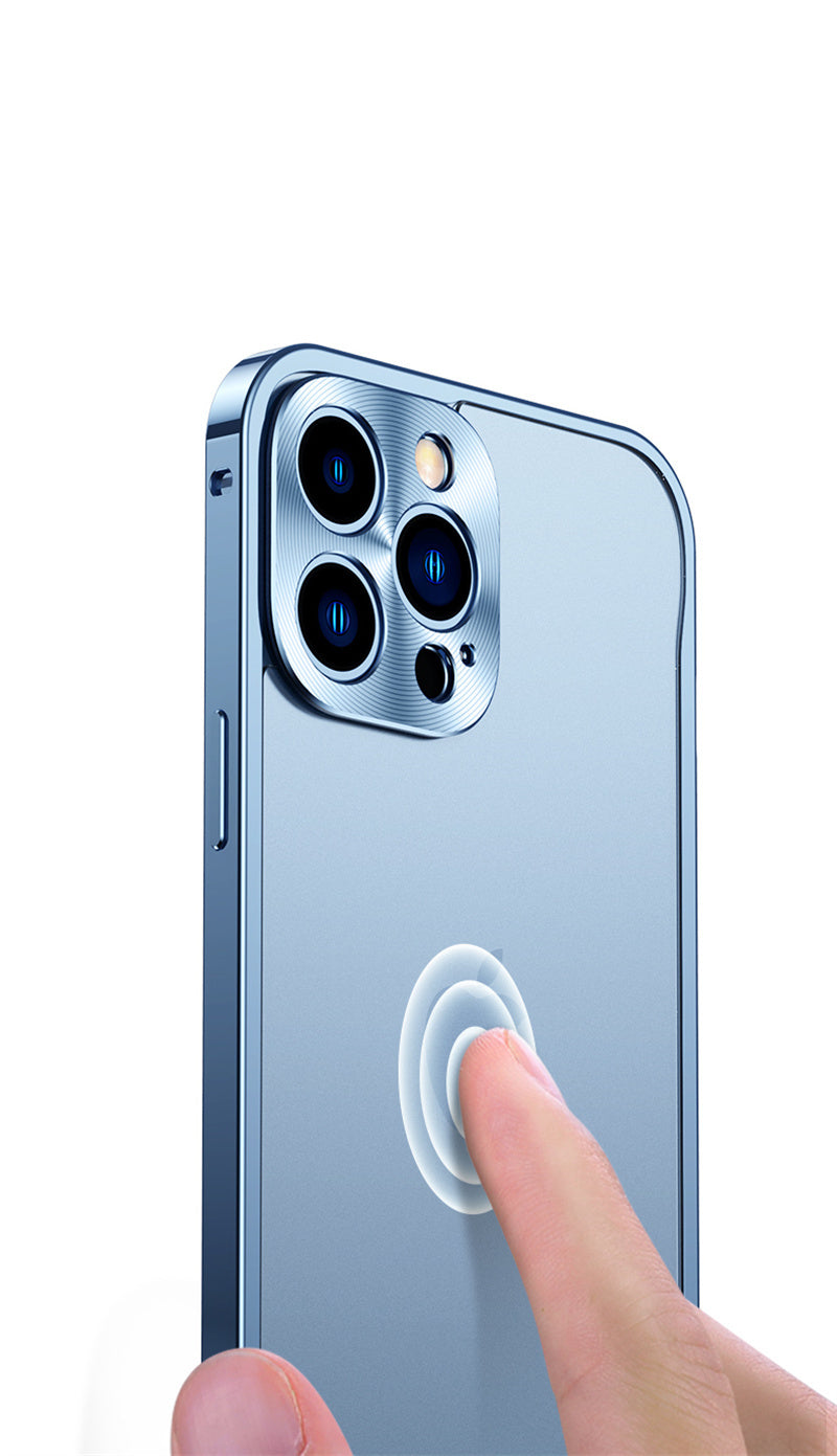 Premium iPhone Case MagSafe Compatible Magnetic Protective Cover Aluminum Metal Frame Shockproof Full Protection Camera Lens Guard Slim Design
