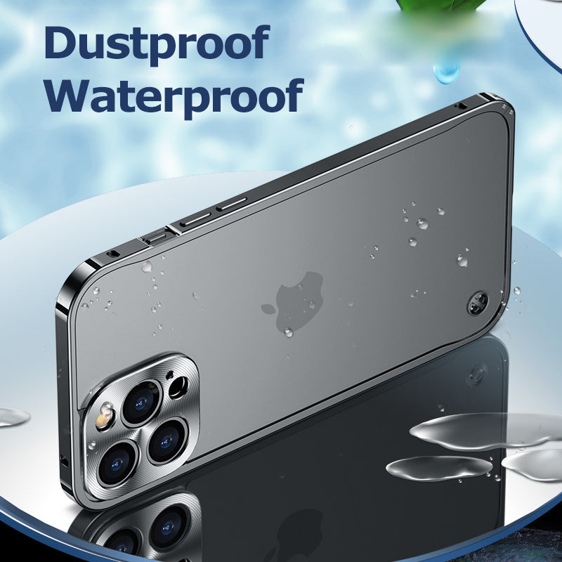 Premium iPhone Case MagSafe Compatible Magnetic Protective Cover Aluminum Metal Frame Shockproof Full Protection Camera Lens Guard Slim Design
