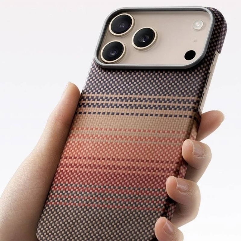 Premium iPhone Case MagSafe Compatible Magnetic Protective Cover Aramid Carbon Fiber Ultra Thin Lightweight Shockproof Design