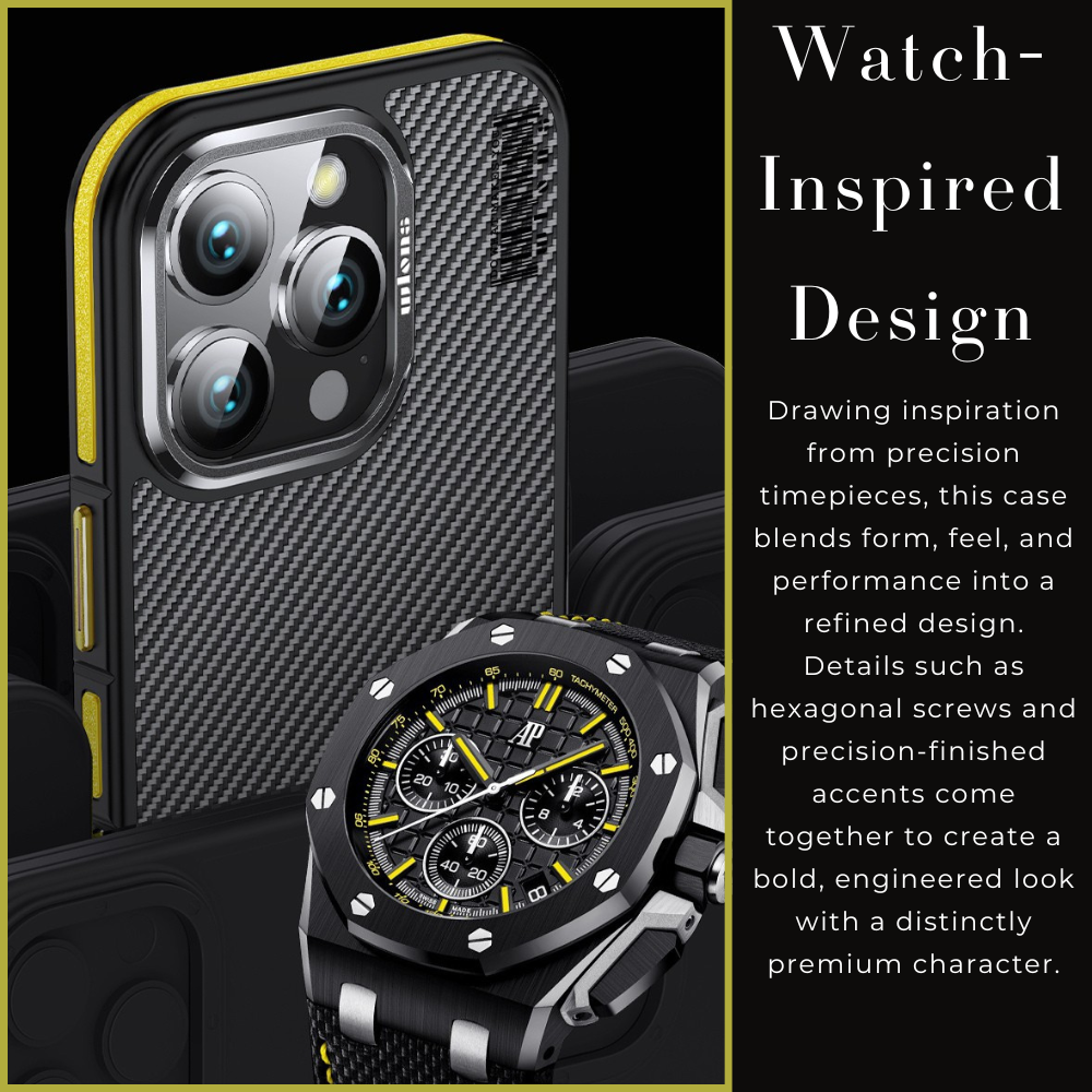 Premium iPhone Case MagSafe Compatible Magnetic Protective Cover Aramid Fiber 600D Ultra Thin Lightweight Shockproof Carbon Texture Slim Design
