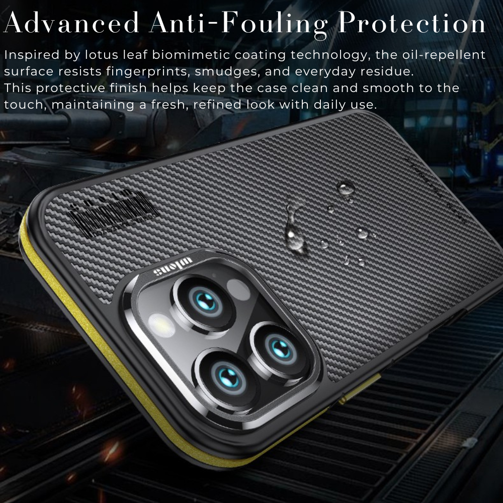Premium iPhone Case MagSafe Compatible Magnetic Protective Cover Aramid Fiber 600D Ultra Thin Lightweight Shockproof Carbon Texture Slim Design