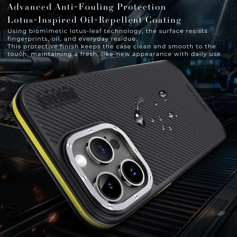Premium iPhone Case MagSafe Compatible Magnetic Protective Cover Aramid Fiber 600D Ultra Thin Lightweight Shockproof Carbon Texture Slim Design