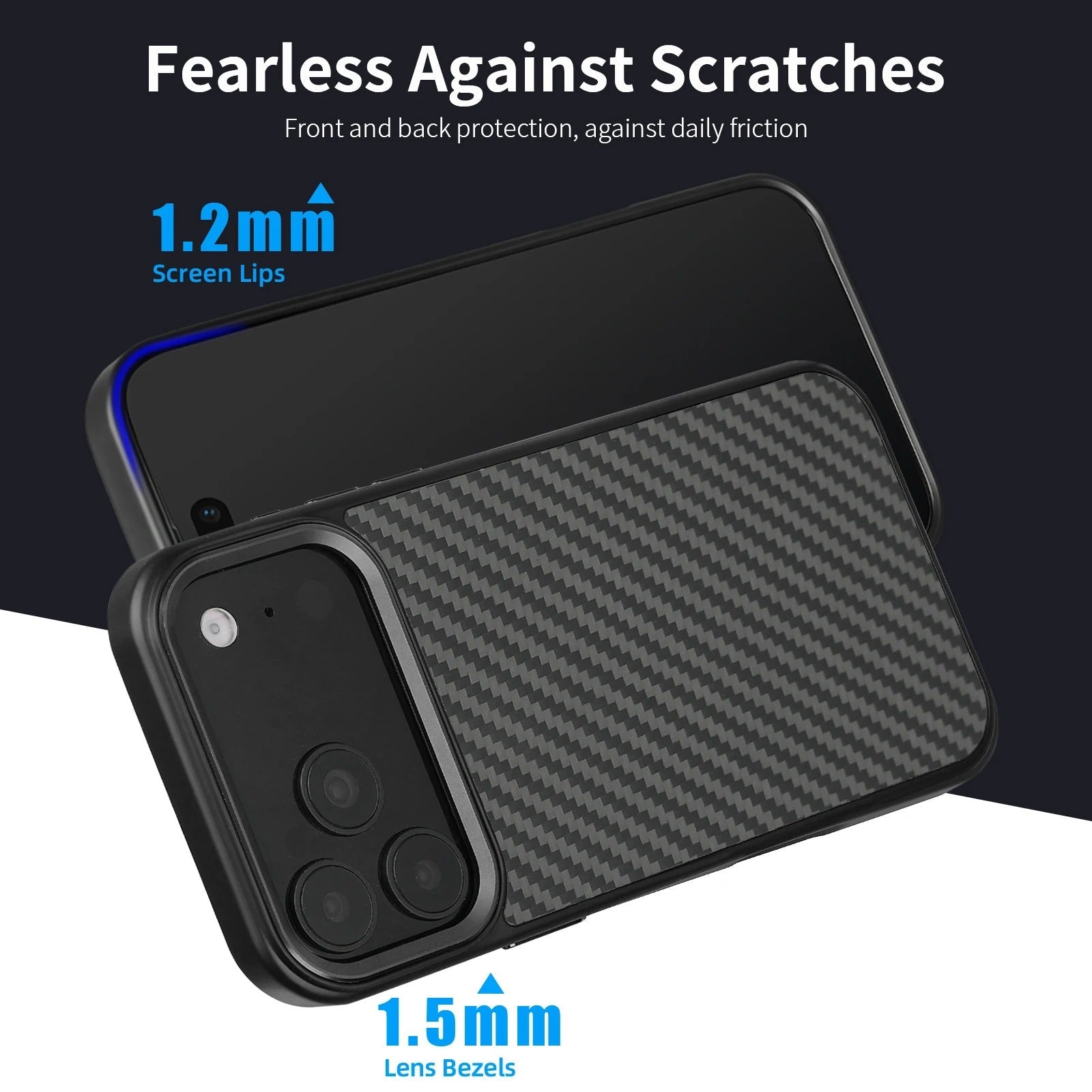 Premium iPhone Case MagSafe Compatible Magnetic Protective Cover Aramid Fiber Ultra Thin Lightweight Full Protection Shockproof Design