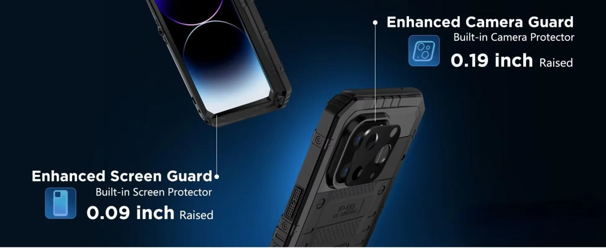 Premium iPhone Case MagSafe Compatible Magnetic Protective Cover IP68 Waterproof Aluminum Armor Frame Shockproof Full Body Protection Camera Lens Guard Rugged Design