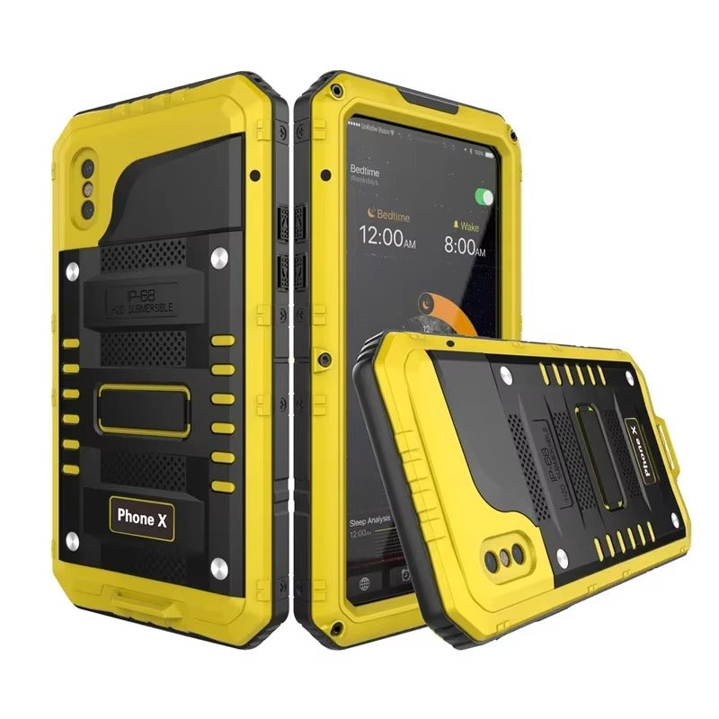 Premium iPhone Case MagSafe Compatible Magnetic Protective Cover IP68 Waterproof Aluminum Armor Frame Shockproof Full Body Protection Camera Lens Guard Rugged Design