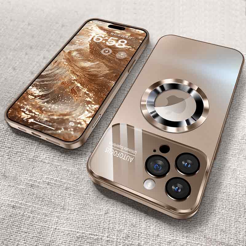 Premium iPhone Case MagSafe Compatible Magnetic Protective Cover Matte Finish Shockproof PC TPU Back Camera Lens Protection Slim Full Protection