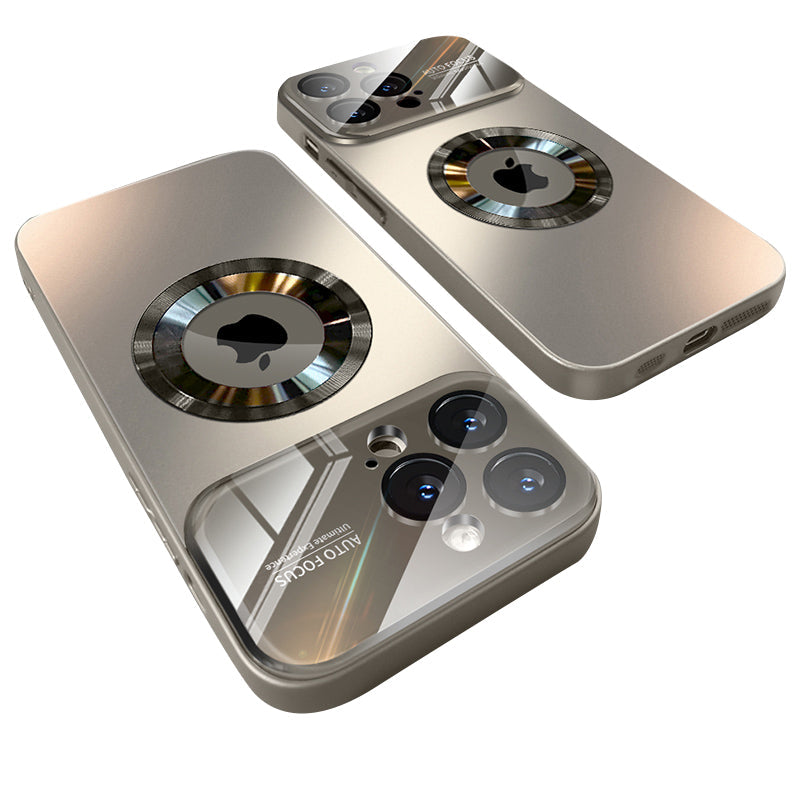 Premium iPhone Case MagSafe Compatible Magnetic Protective Cover Matte Finish Shockproof PC TPU Back Camera Lens Protection Slim Full Protection