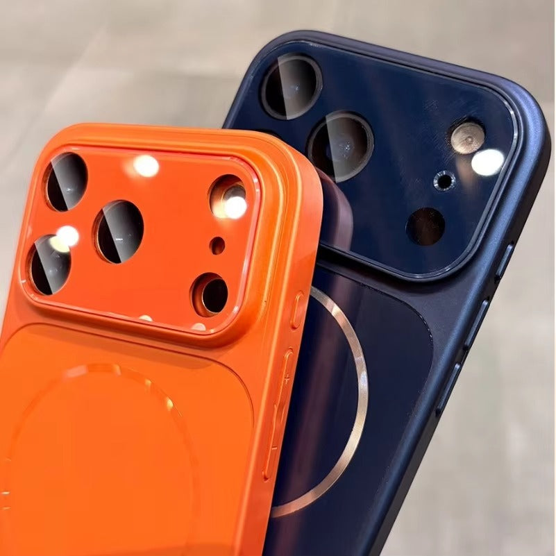 Premium iPhone Case MagSafe Compatible Magnetic Protective Cover Matte Shockproof PC Back Glass Camera Lens Guard Anti Fingerprint Finish Slim Design