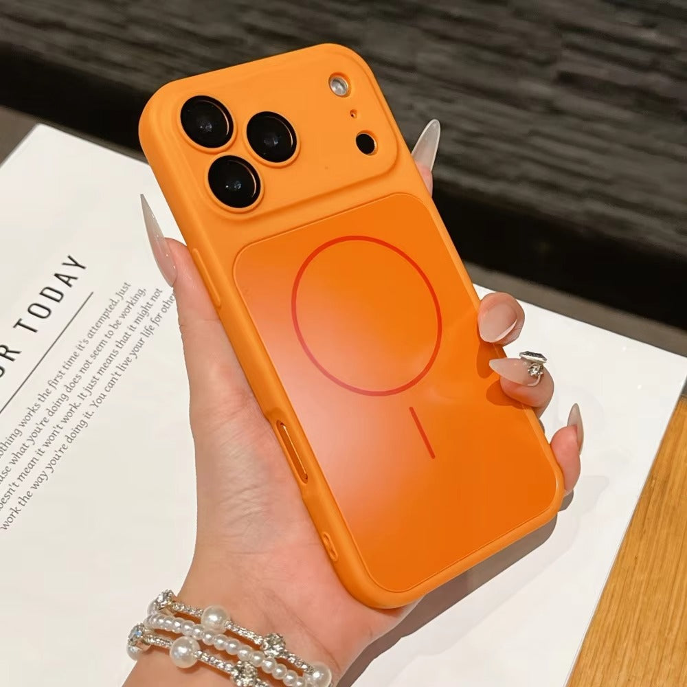 Premium iPhone Case MagSafe Compatible Magnetic Protective Cover Matte Shockproof PC Back Glass Camera Lens Guard Anti Fingerprint Finish Slim Design