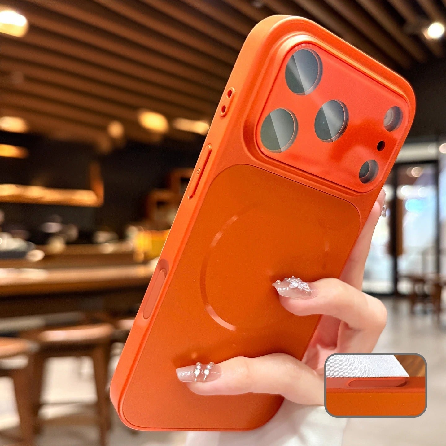 Premium iPhone Case MagSafe Compatible Magnetic Protective Cover Matte Shockproof PC Back Glass Camera Lens Guard Anti Fingerprint Finish Slim Design