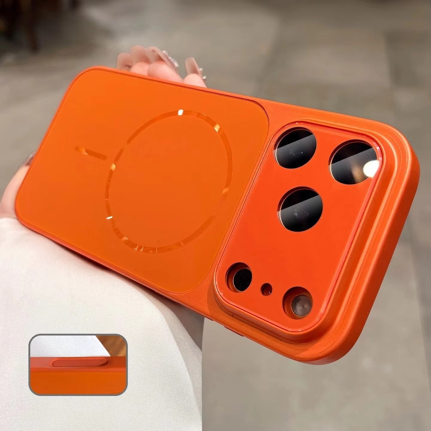 Premium iPhone Case MagSafe Compatible Magnetic Protective Cover Matte Shockproof PC Back Glass Camera Lens Guard Anti Fingerprint Finish Slim Design