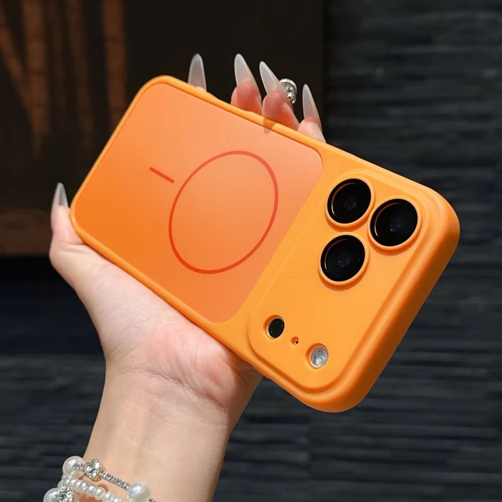 Premium iPhone Case MagSafe Compatible Magnetic Protective Cover Matte Shockproof PC Back Glass Camera Lens Guard Anti Fingerprint Finish Slim Design