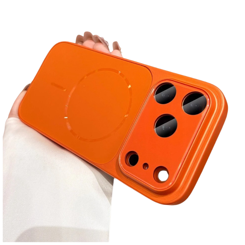 Premium iPhone Case MagSafe Compatible Magnetic Protective Cover Matte Shockproof PC Back Glass Camera Lens Guard Anti Fingerprint Finish Slim Design