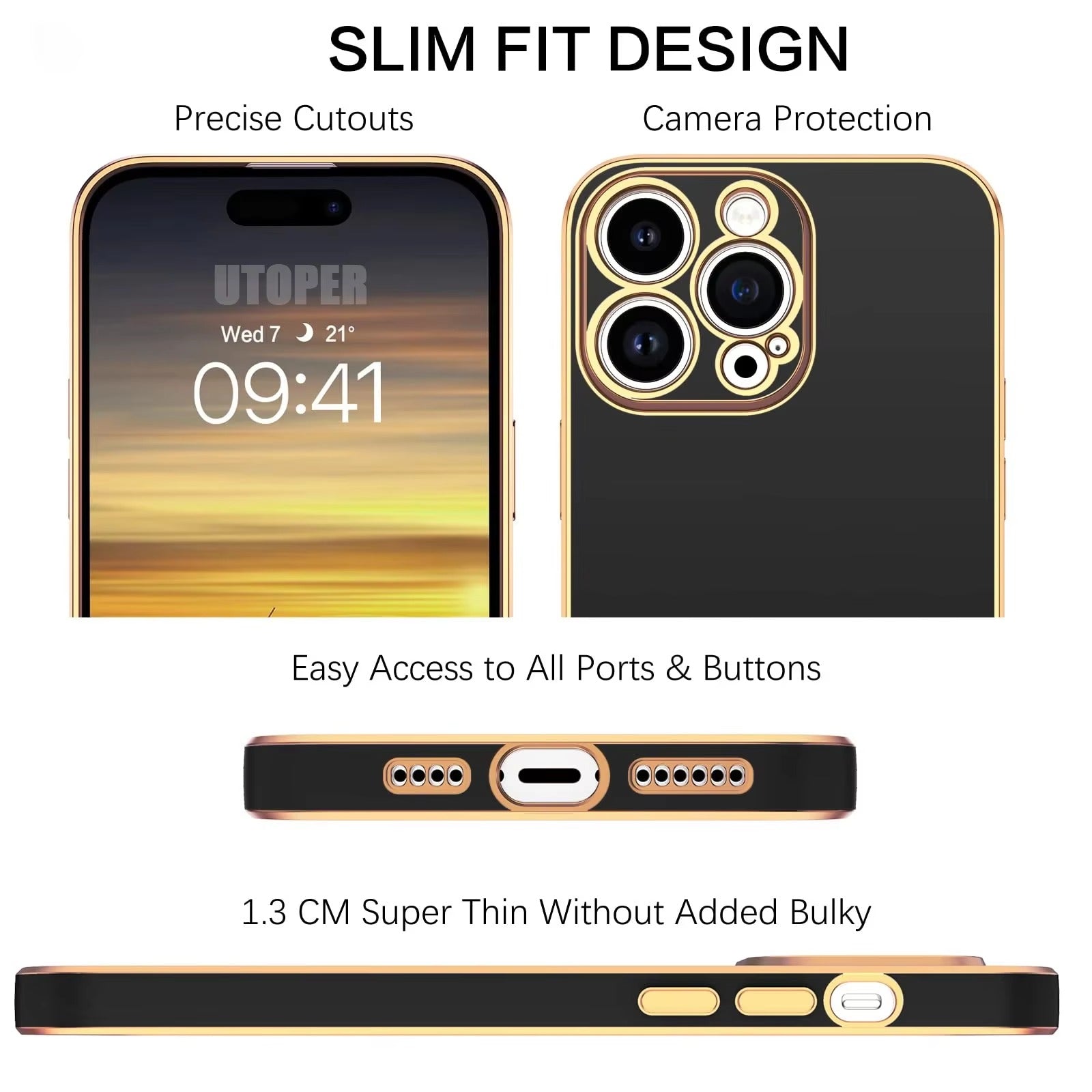 Premium iPhone Case MagSafe Compatible Magnetic Protective Cover Matte Silicone Plating Frame Shockproof Full Protection Camera Lens Guard Slim Design