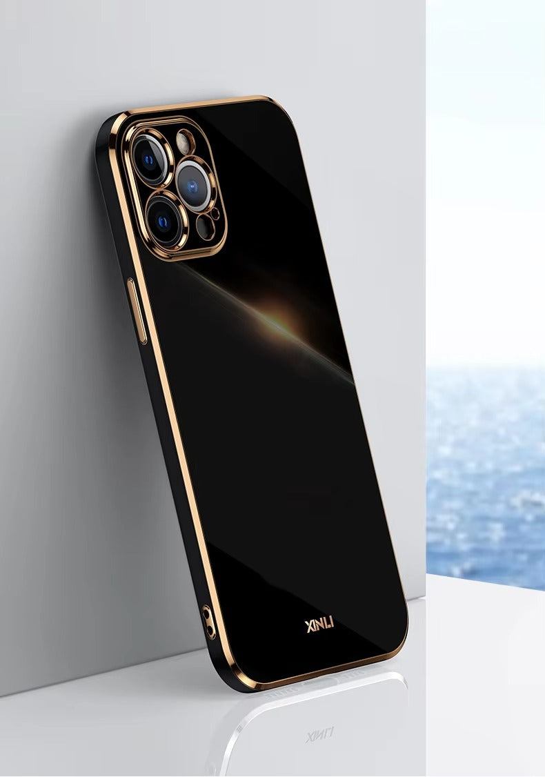 Premium iPhone Case MagSafe Compatible Magnetic Protective Cover Matte Silicone Plating Frame Shockproof Full Protection Camera Lens Guard Slim Design