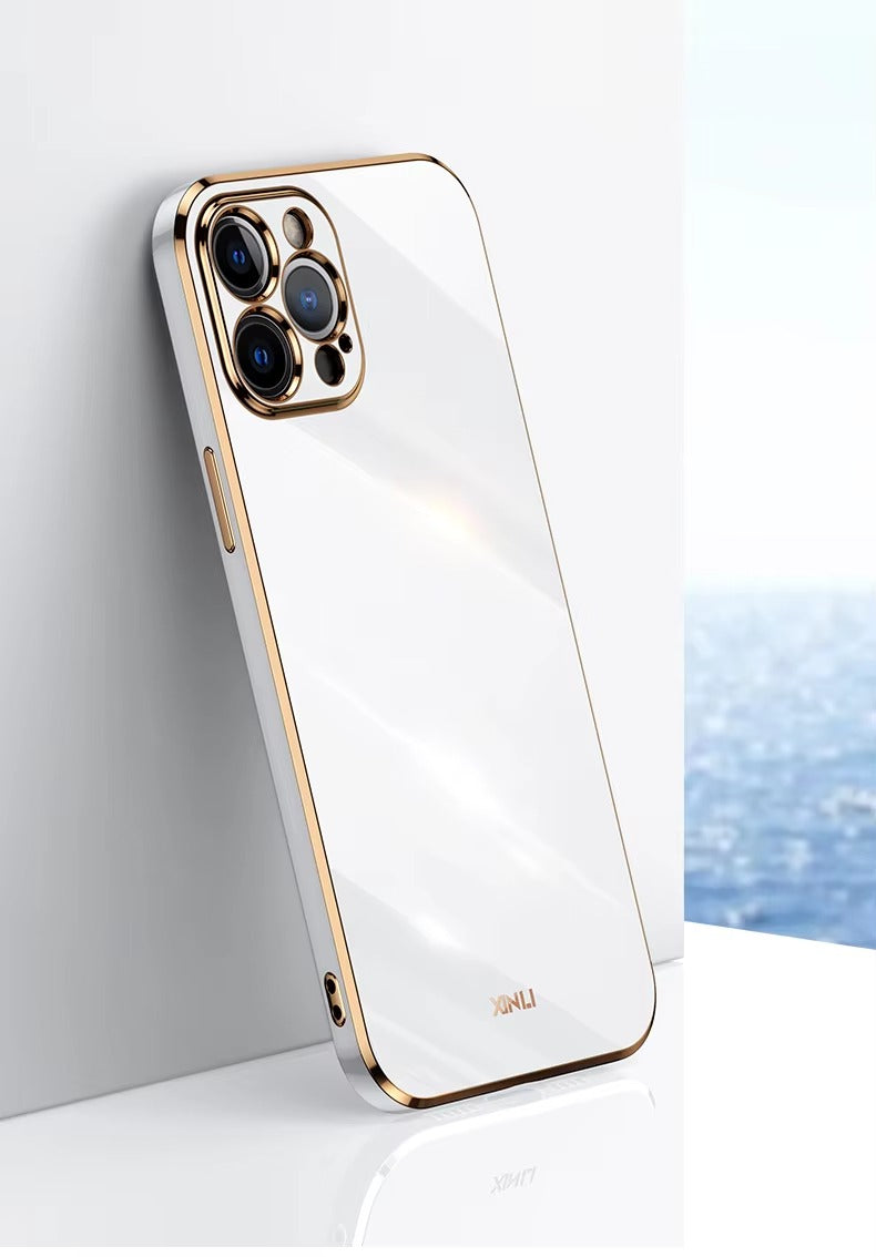 Premium iPhone Case MagSafe Compatible Magnetic Protective Cover Matte Silicone Plating Frame Shockproof Full Protection Camera Lens Guard Slim Design