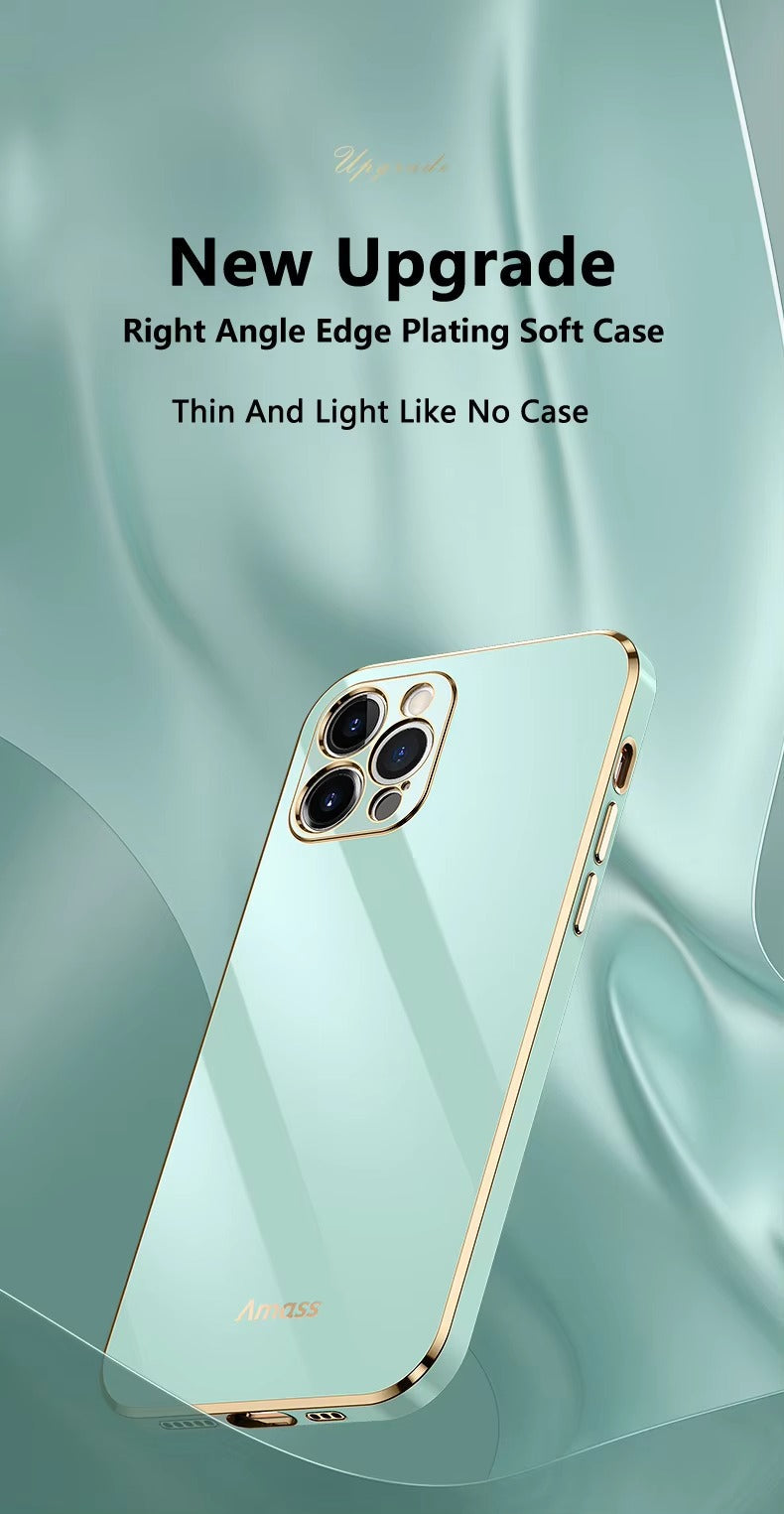 Premium iPhone Case MagSafe Compatible Magnetic Protective Cover Matte Silicone Plating Frame Shockproof Full Protection Camera Lens Guard Slim Design