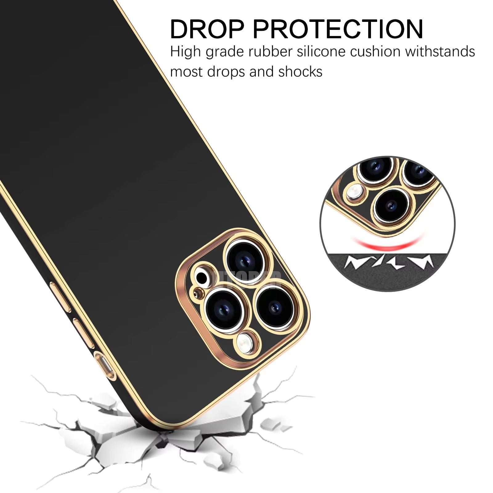 Premium iPhone Case MagSafe Compatible Magnetic Protective Cover Matte Silicone Plating Frame Shockproof Full Protection Camera Lens Guard Slim Design