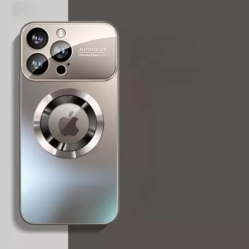 Premium iPhone Case MagSafe Compatible Magnetic Protective Cover Metallic Matte PC TPU Back Shockproof Camera Lens Protection Ultra Thin Full Protection