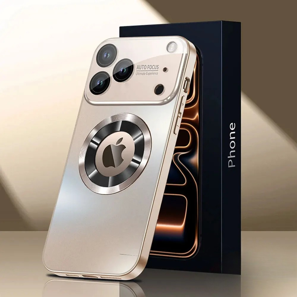 Premium iPhone Case MagSafe Compatible Magnetic Protective Cover Metallic Matte PC TPU Back Shockproof Camera Lens Protection Ultra Thin Full Protection