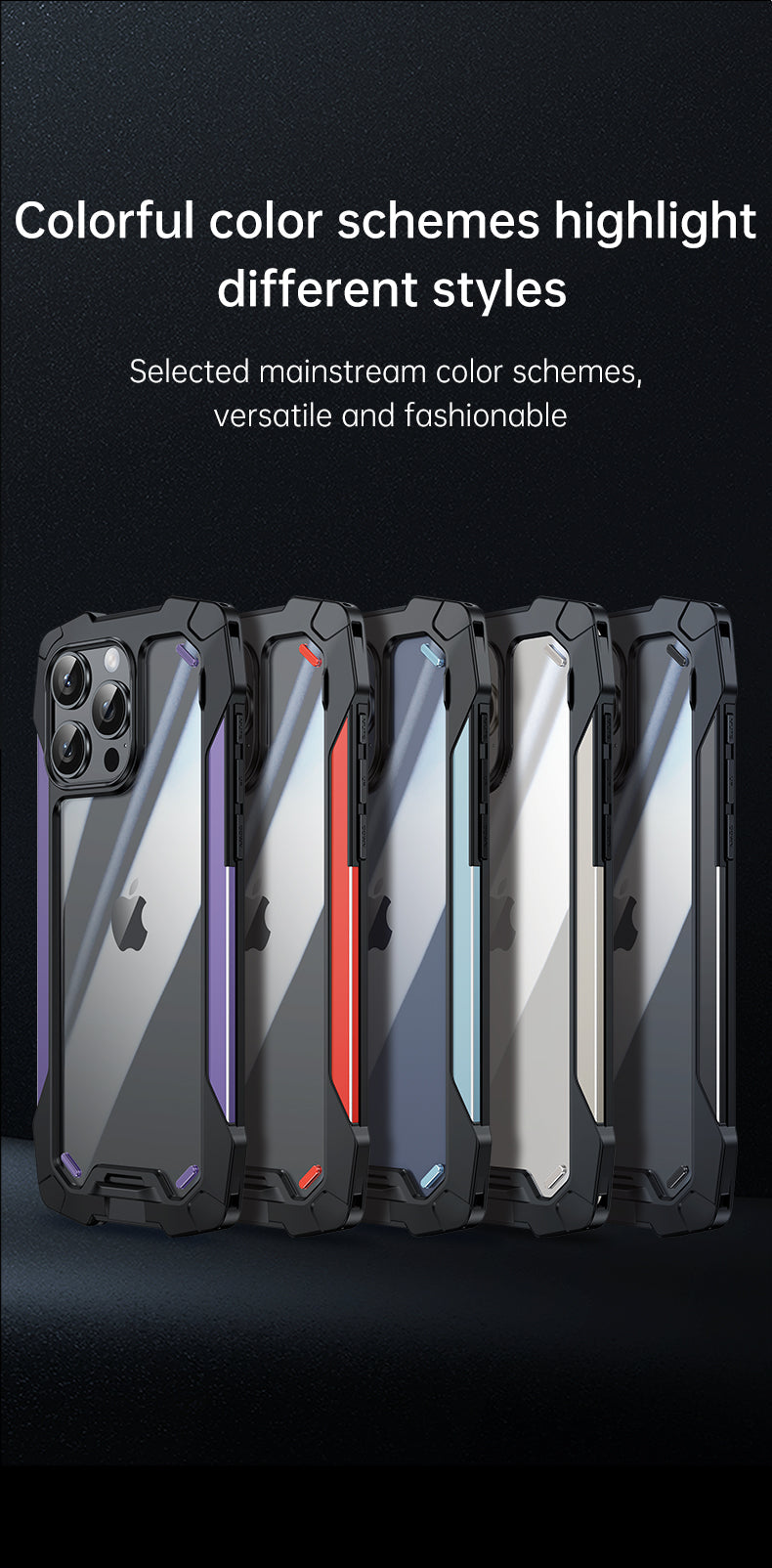 Premium iPhone Case MagSafe Compatible Magnetic Protective Cover Military Armor Metal Frame Dual Layer Shockproof 360° Full Protection Tempered Glass Front Back Rugged Design