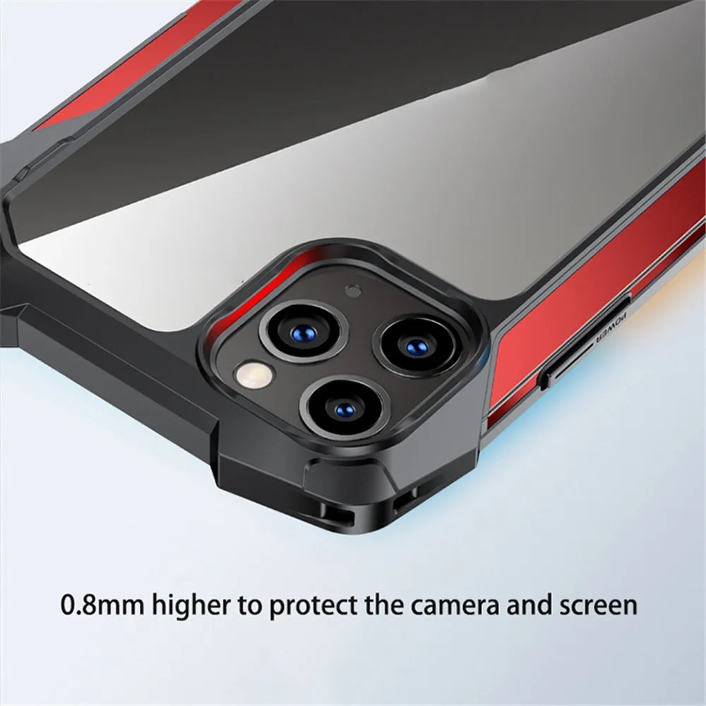 Premium iPhone Case MagSafe Compatible Magnetic Protective Cover Military Armor Metal Frame Dual Layer Shockproof 360° Full Protection Tempered Glass Front Back Rugged Design