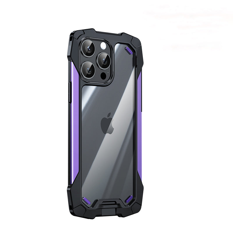 Premium iPhone Case MagSafe Compatible Magnetic Protective Cover Military Armor Metal Frame Dual Layer Shockproof 360° Full Protection Tempered Glass Front Back Rugged Design