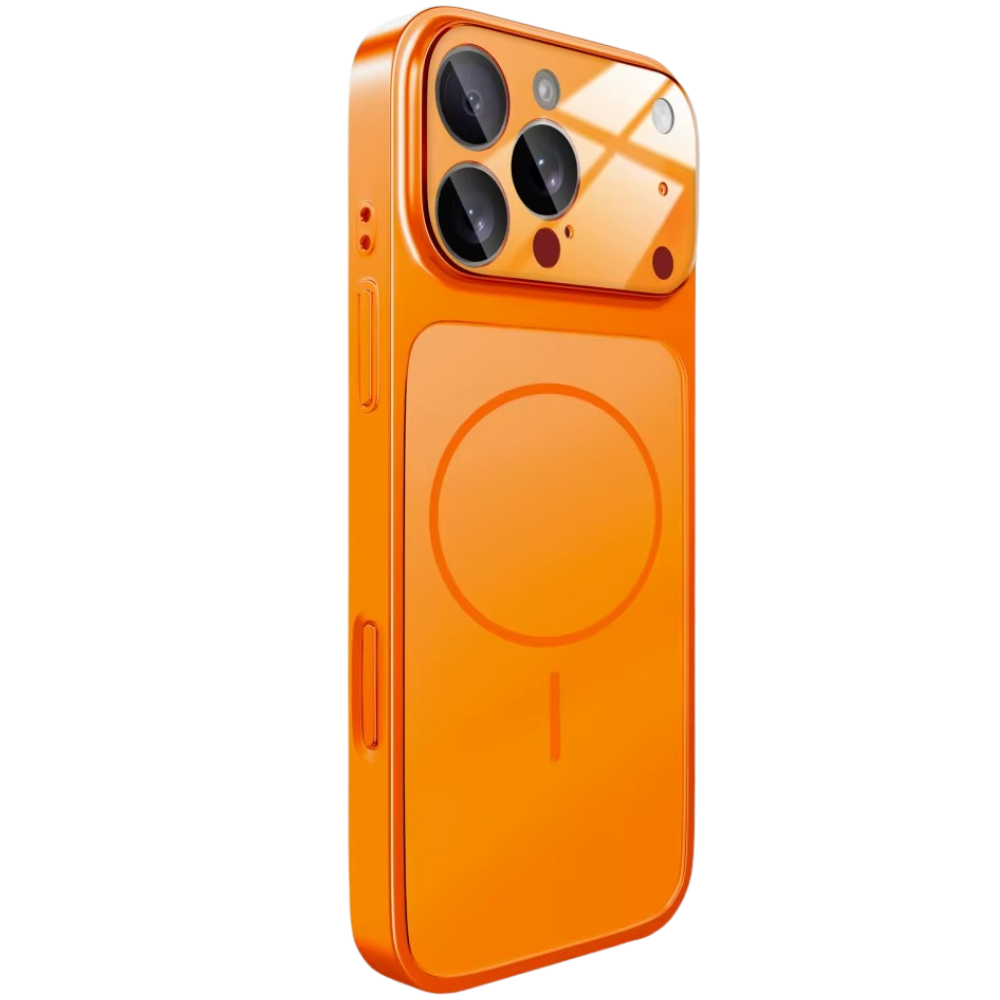 Premium iPhone Case MagSafe Compatible Magnetic Protective Cover Nano Matte Glass Back Shockproof Armor Frame Camera Lens Protection Ultra Thin Full Protection