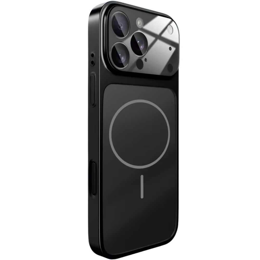 Premium iPhone Case MagSafe Compatible Magnetic Protective Cover Nano Matte Glass Back Shockproof Armor Frame Camera Lens Protection Ultra Thin Full Protection