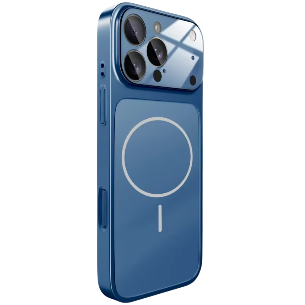 Premium iPhone Case MagSafe Compatible Magnetic Protective Cover Nano Matte Glass Back Shockproof Armor Frame Camera Lens Protection Ultra Thin Full Protection