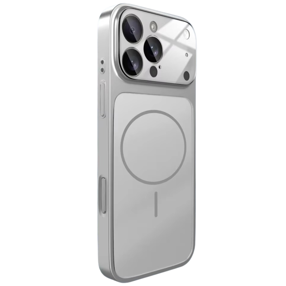 Premium iPhone Case MagSafe Compatible Magnetic Protective Cover Nano Matte Glass Back Shockproof Armor Frame Camera Lens Protection Ultra Thin Full Protection